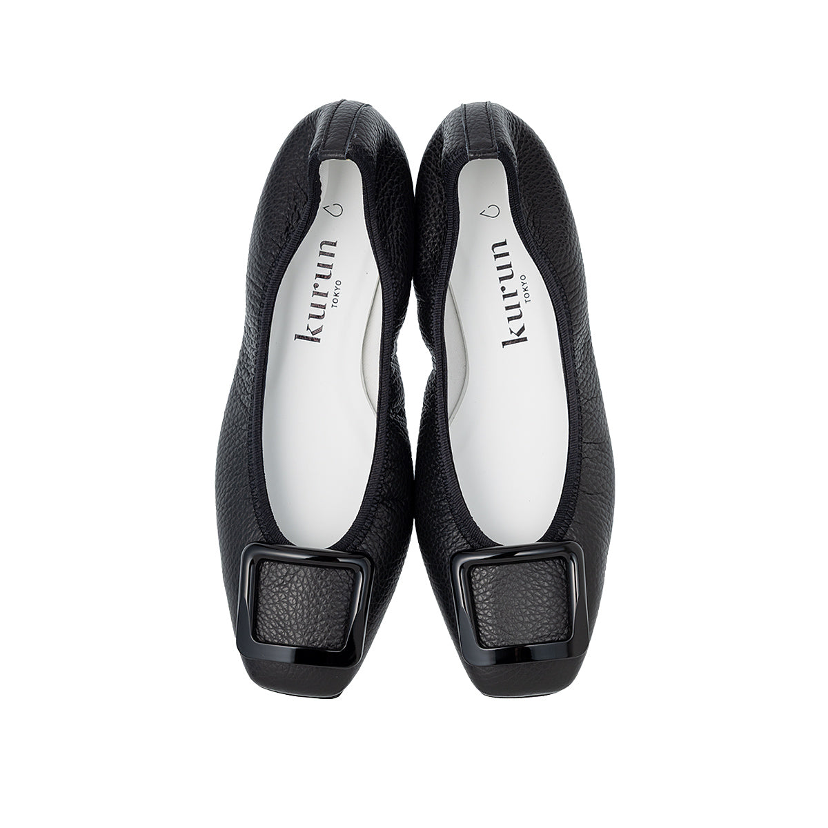 [9/3(wed)20:00～販売開始]Giselle -Waterproof Soft Shrink Buckle Black ウォータープルーフ ソフトシュリンク バックルブラック kurun クルン kuruntokyo 入学式 卒業式 クルントウキョウ 疲れない 痛くない madeinjapan 日本製 本革 バレエシューズ フラットシューズ パンプス kurunTOKYO mdmバレエシューズwaterproof レインシューズ 小さいサイズ 大きいサイズ 26cm 21.5cm 26cm 25.5cm 25cm 22cm