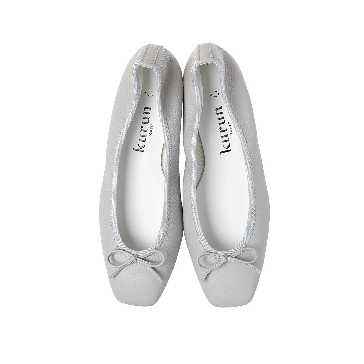 [3/4(wed)20:00 発売開始]Giselle -Waterproof Soft Shrink Ice gray ウォータープルーフ ソフトシュリンク アイスグレー kurun クルン kuruntokyo 入学式 卒業式 クルントウキョウ 疲れない 痛くない madeinjapan 日本製 本革 バレエシューズ フラットシューズ パンプス kurunTOKYO mdmバレエシューズwaterproof レインシューズ 小さいサイズ 大きいサイズ 26cm 21.5cm 26cm 25.5cm 25cm 22cm