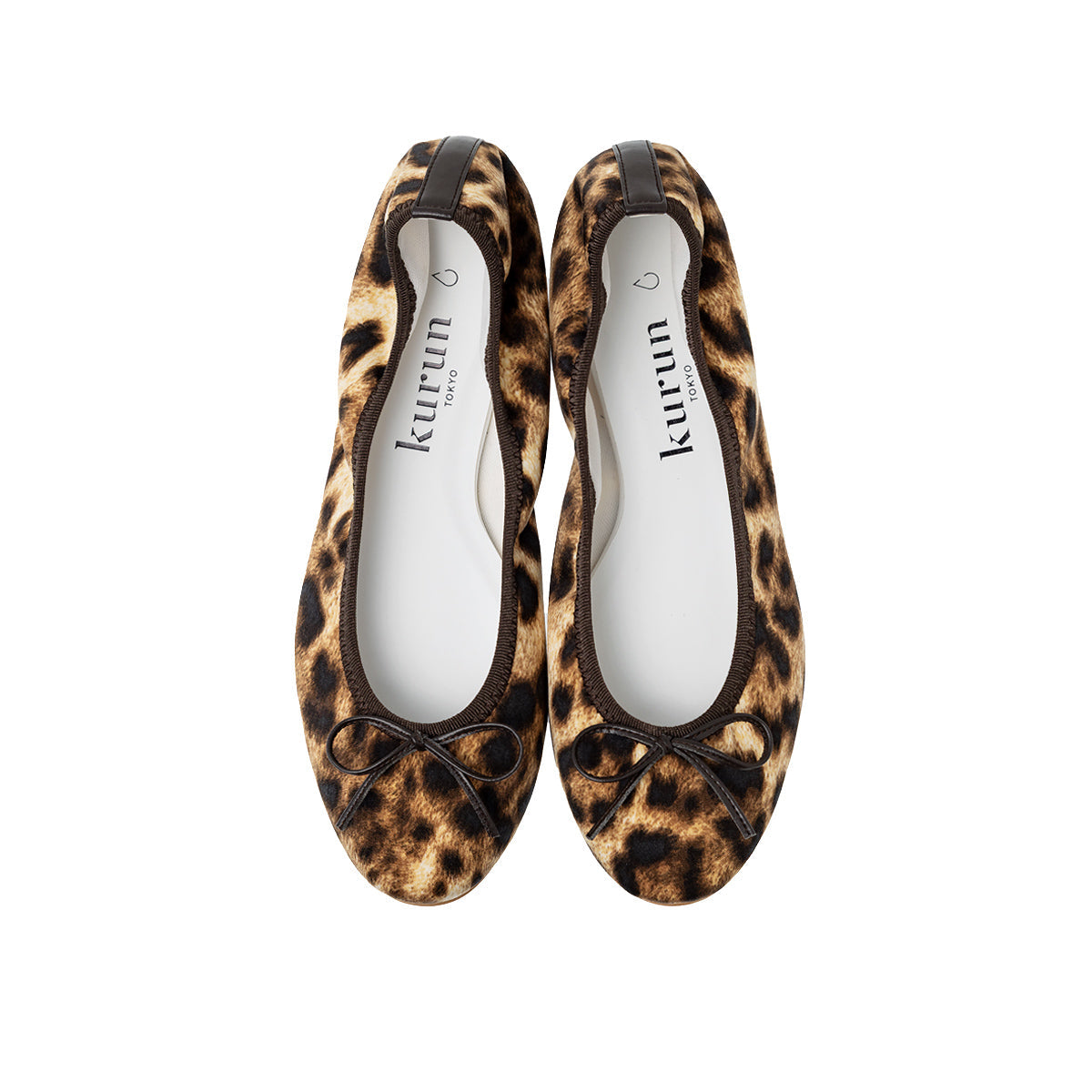 [7/23(wed)20:00～発売開始]Pauline -Waterproof satin leopardprint Brown ウォータープルーフ サテンレオパードプリント ブラウン kurun クルン kuruntokyo 入学式 卒業式 クルントウキョウ 疲れない 痛くない madeinjapan 日本製 本革 バレエシューズ フラットシューズ パンプス kurunTOKYO mdmバレエシューズwaterproof レインシューズ 小さいサイズ 大きいサイズ 26cm 21.5cm 26cm 25.5cm 25cm 22cm