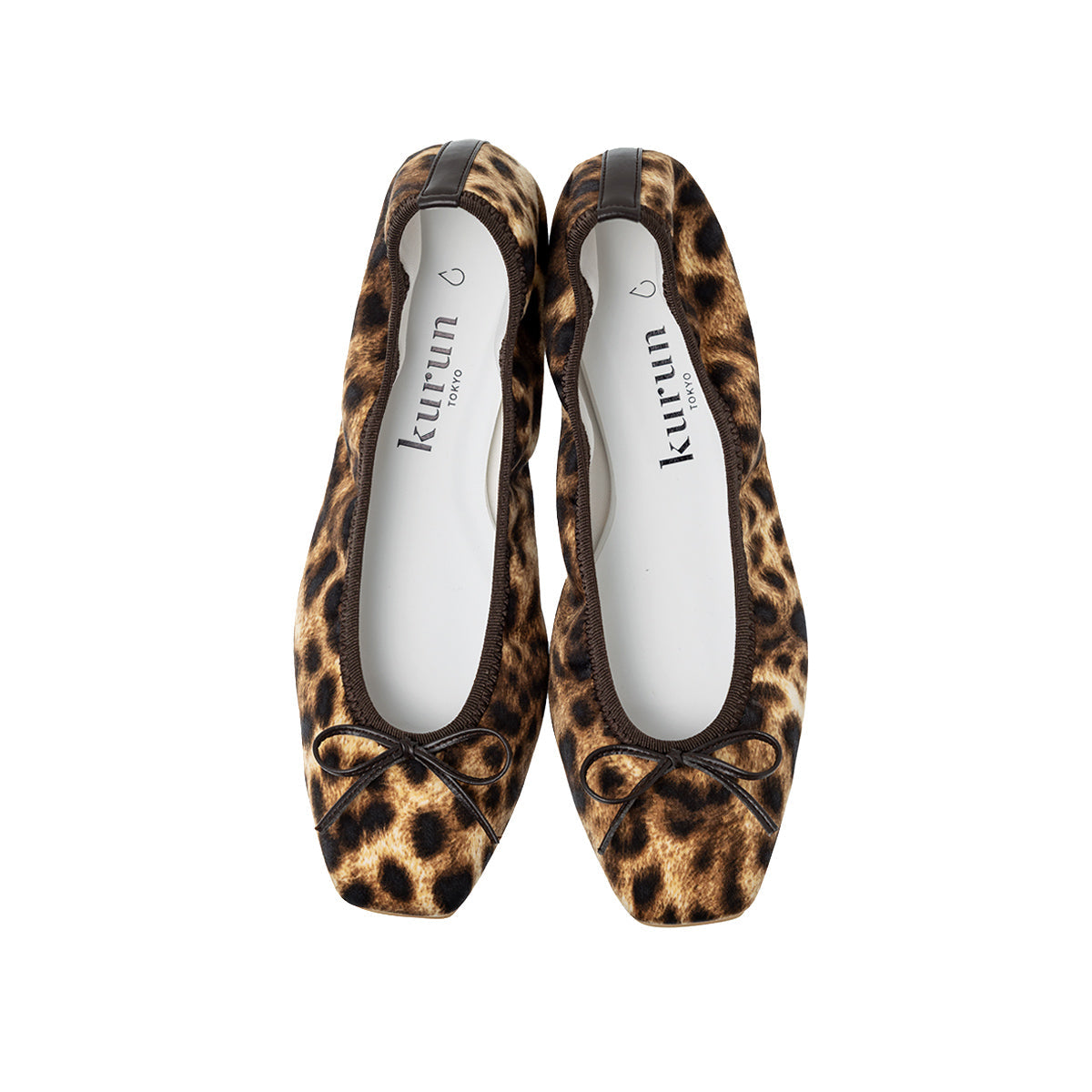 [7/23(wed)20:00～発売開始]Giselle -Waterproof satin leopardprint Brown ウォータープルーフ サテンレオパードプリント ブラウン kurun クルン kuruntokyo 入学式 卒業式 クルントウキョウ 疲れない 痛くない madeinjapan 日本製 本革 バレエシューズ フラットシューズ パンプス kurunTOKYO mdmバレエシューズwaterproof レインシューズ 小さいサイズ 大きいサイズ 26cm 21.5cm 26cm 25.5cm 25cm 22cm