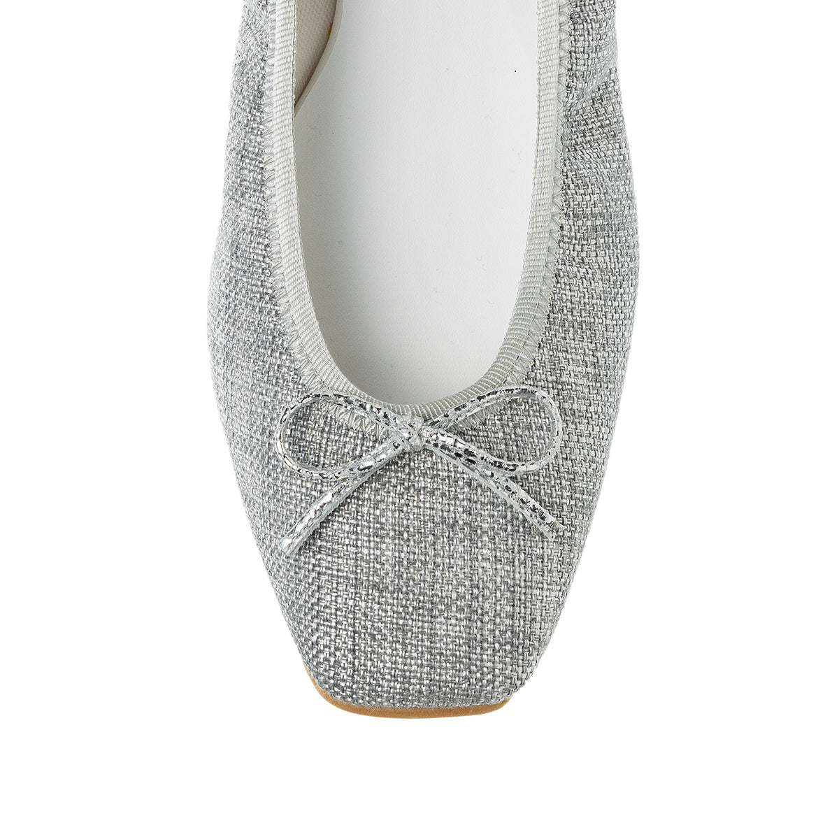 [5/16(fri)20:00～発売開始]Giselle -Waterproof Foil panamacloth Silver gray ウォータープルーフ フォイルパナマクロス シルバーグレー kurun クルン kuruntokyo 入学式 卒業式 クルントウキョウ 疲れない 痛くない madeinjapan 日本製 本革 バレエシューズ フラットシューズ パンプス kurunTOKYO mdmバレエシューズwaterproof レインシューズ 小さいサイズ 大きいサイズ 26cm 21.5cm 26cm 25.5cm 25cm 22cm