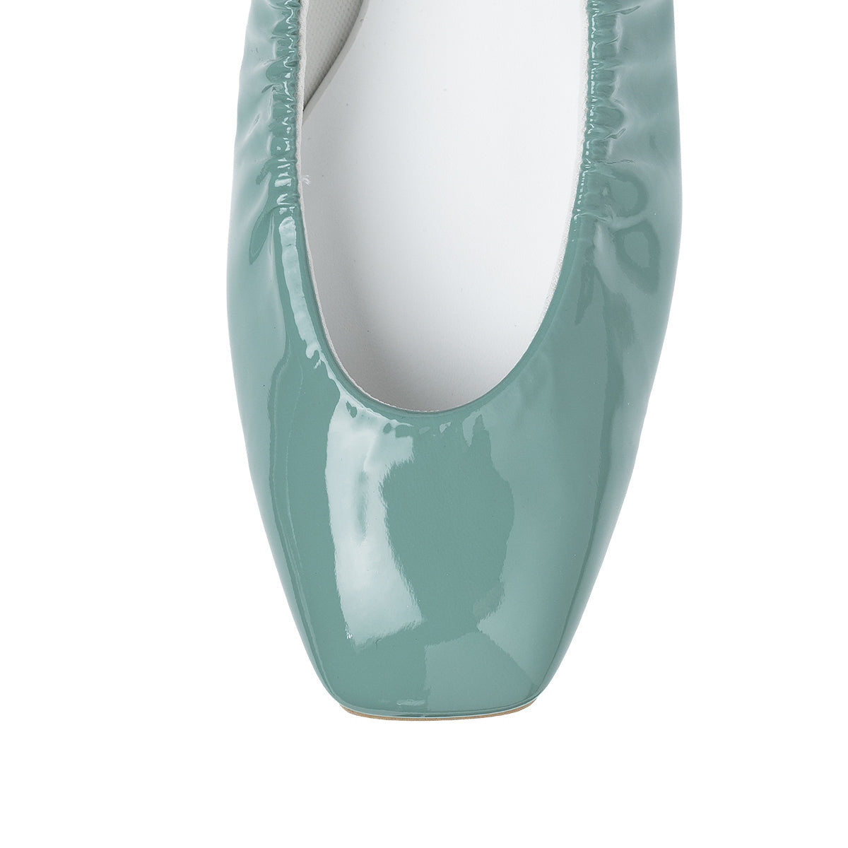 Flavie -Soft enamel Mint green ソフトエナメル ミントグリーン kurun クルン kuruntokyo 入学式 卒業式 クルントウキョウ 疲れない 痛くない madeinjapan 日本製 本革 バレエシューズ フラットシューズ パンプス kurunTOKYO mdmバレエシューズwaterproof レインシューズ 小さいサイズ 大きいサイズ 26cm 21.5cm 26cm 25.5cm 25cm 22cm
