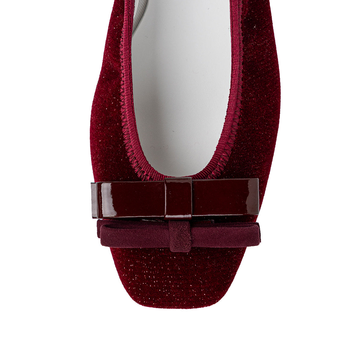 Giselle -Lame velour cloth Bordeaux ラメベロアクロス ボルドー kurun クルン kuruntokyo 入学式 卒業式 クルントウキョウ 疲れない 痛くない madeinjapan 日本製 本革 バレエシューズ フラットシューズ パンプス kurunTOKYO mdmバレエシューズwaterproof レインシューズ 小さいサイズ 大きいサイズ 26cm 21.5cm 26cm 25.5cm 25cm 22cm