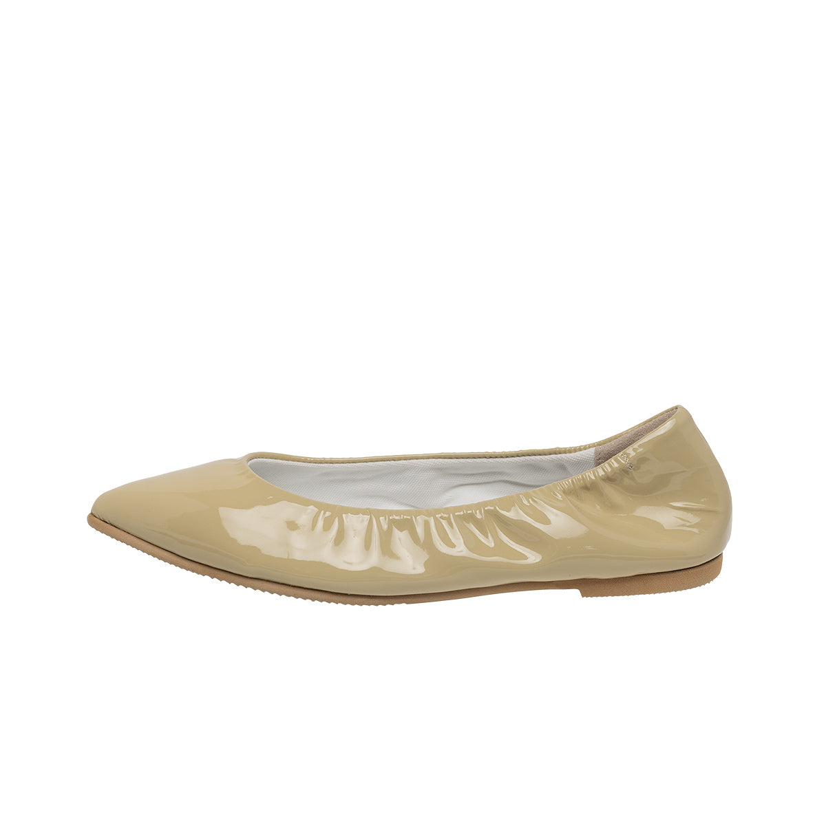Inès -Soft enamel Ivory ソフトエナメル アイボリー kurun クルン kuruntokyo 入学式 卒業式 クルントウキョウ 疲れない 痛くない madeinjapan 日本製 本革 バレエシューズ フラットシューズ パンプス kurunTOKYO mdmバレエシューズwaterproof レインシューズ 小さいサイズ 大きいサイズ 26cm 21.5cm 26cm 25.5cm 25cm 22cm