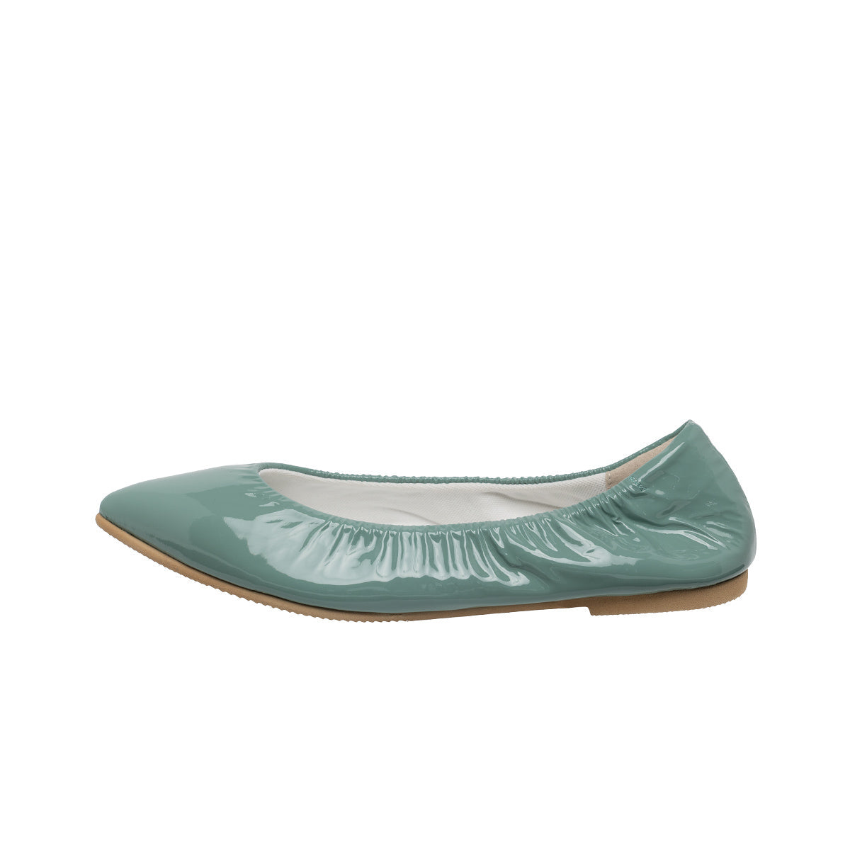 Inès -Soft enamel Mint green ソフトエナメル ミントグリーン kurun クルン kuruntokyo 入学式 卒業式 クルントウキョウ 疲れない 痛くない madeinjapan 日本製 本革 バレエシューズ フラットシューズ パンプス kurunTOKYO mdmバレエシューズwaterproof レインシューズ 小さいサイズ 大きいサイズ 26cm 21.5cm 26cm 25.5cm 25cm 22cm