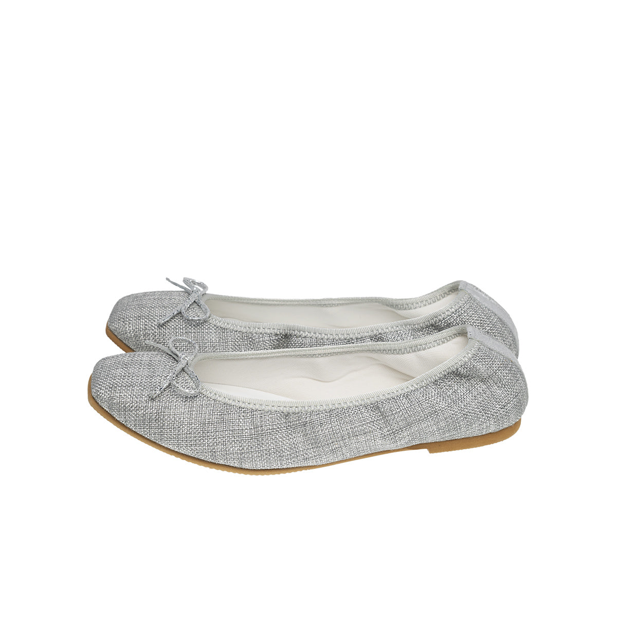 [5/16(fri)20:00～発売開始]Giselle -Waterproof Foil panamacloth Silver gray ウォータープルーフ フォイルパナマクロス シルバーグレー kurun クルン kuruntokyo 入学式 卒業式 クルントウキョウ 疲れない 痛くない madeinjapan 日本製 本革 バレエシューズ フラットシューズ パンプス kurunTOKYO mdmバレエシューズwaterproof レインシューズ 小さいサイズ 大きいサイズ 26cm 21.5cm 26cm 25.5cm 25cm 22cm