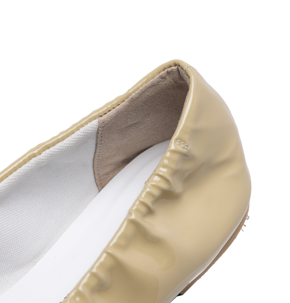 Inès -Soft enamel Ivory ソフトエナメル アイボリー kurun クルン kuruntokyo 入学式 卒業式 クルントウキョウ 疲れない 痛くない madeinjapan 日本製 本革 バレエシューズ フラットシューズ パンプス kurunTOKYO mdmバレエシューズwaterproof レインシューズ 小さいサイズ 大きいサイズ 26cm 21.5cm 26cm 25.5cm 25cm 22cm