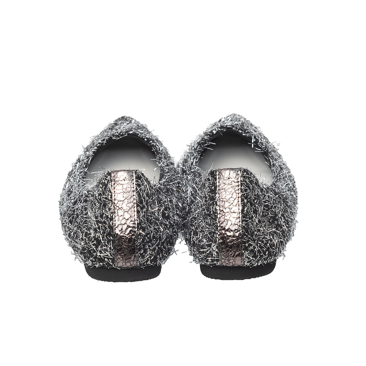 [9/24(wed)20:00～販売開始]Inès -Fringe cloth Silver フリンジクロス シルバー kurun クルン kuruntokyo 入学式 卒業式 クルントウキョウ 疲れない 痛くない madeinjapan 日本製 本革 バレエシューズ フラットシューズ パンプス kurunTOKYO mdmバレエシューズwaterproof レインシューズ 小さいサイズ 大きいサイズ 26cm 21.5cm 26cm 25.5cm 25cm 22cm