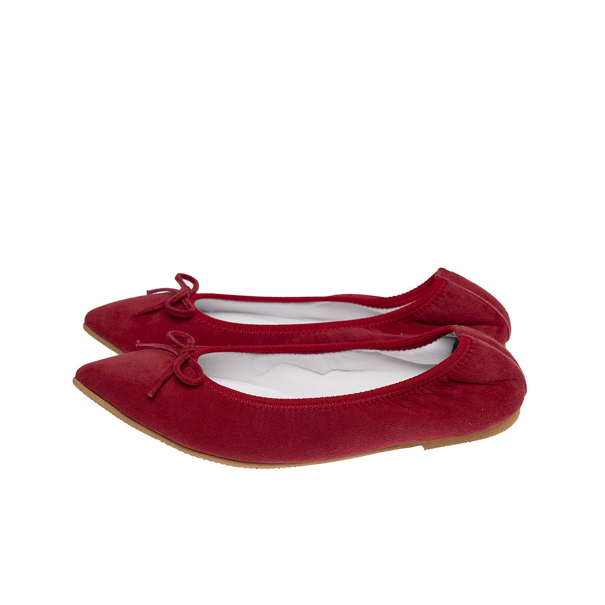 Mathilde -Waterproof Suede Red　ウォータープルーフ スエード レッド kurun クルン kuruntokyo 入学式 卒業式 クルントウキョウ 疲れない 痛くない madeinjapan 日本製 本革 バレエシューズ フラットシューズ  パンプス kurunTOKYO mdmバレエシューズwaterproof レインシューズ 小さいサイズ 大きいサイズ 26cm 21.5cm 26cm 25.5cm 25cm 22cm