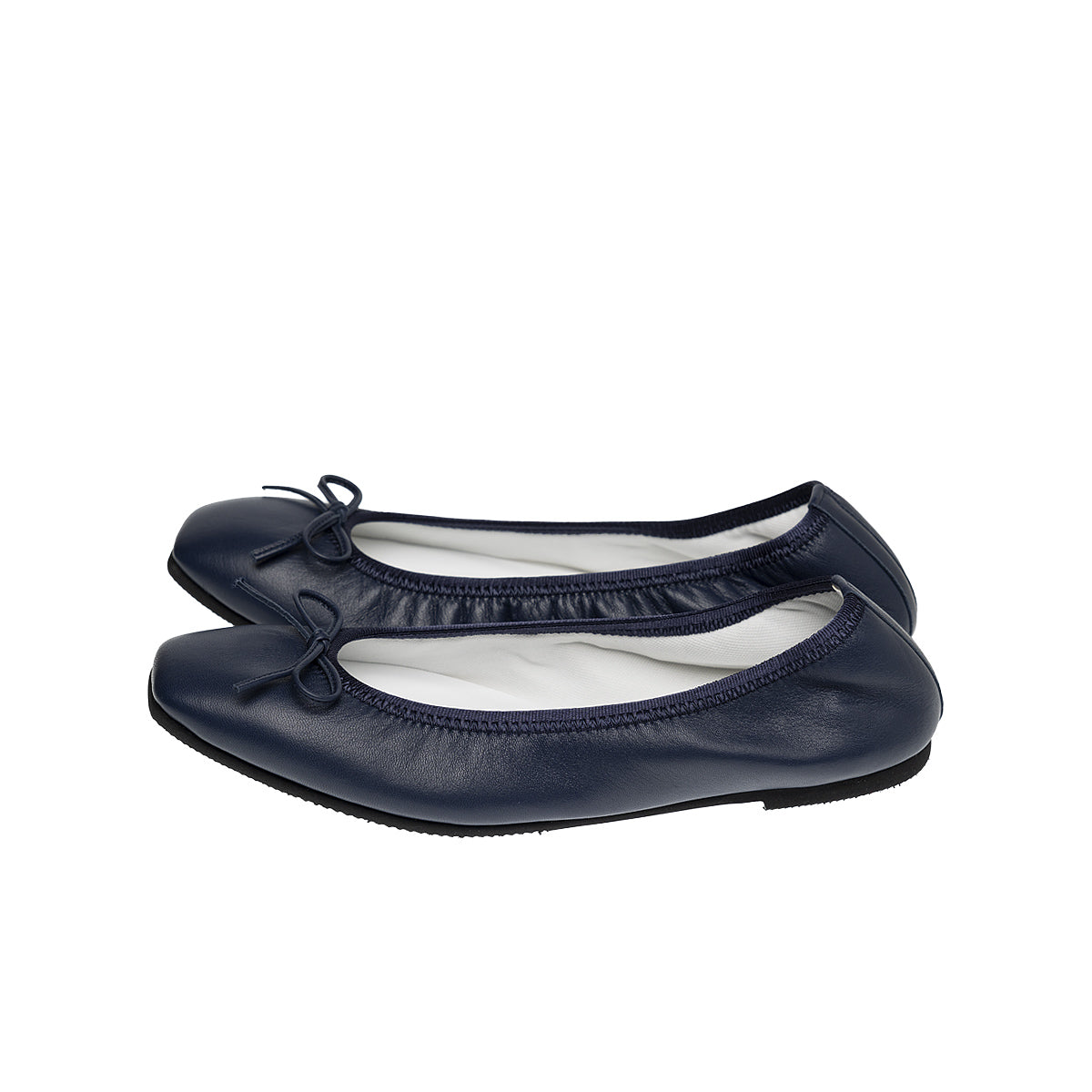 Giselle -Waterproof smooth navy　ウォータープルーフスムース ネイビー kurun クルン kuruntokyo 入学式 卒業式 クルントウキョウ 疲れない 痛くない madeinjapan 日本製 本革 バレエシューズ フラットシューズ  パンプス kurunTOKYO mdmバレエシューズwaterproof レインシューズ 小さいサイズ 大きいサイズ 26cm 21.5cm 26cm 25.5cm 25cm 22cm