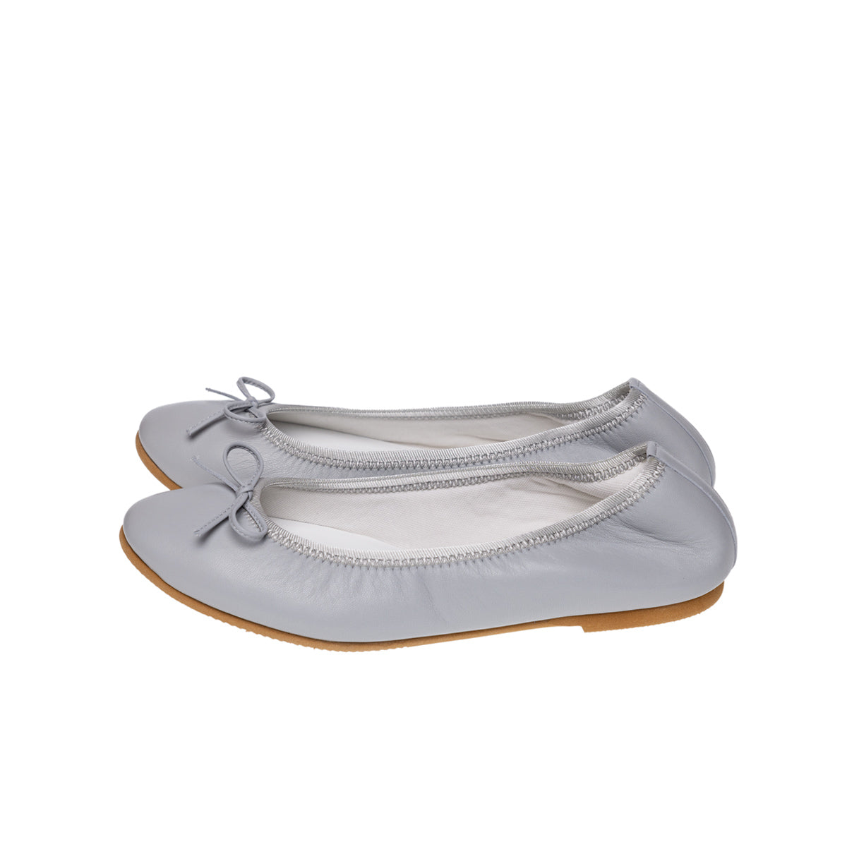 Pauline -Waterproof Smooth Icegray ウォータープルーフスムース アイスグレー kurun クルン kuruntokyo 入学式 卒業式 クルントウキョウ 疲れない 痛くない madeinjapan 日本製 本革 バレエシューズ フラットシューズ パンプス kurunTOKYO mdmバレエシューズwaterproof レインシューズ 小さいサイズ 大きいサイズ 26cm 21.5cm 26cm 25.5cm 25cm 22cm