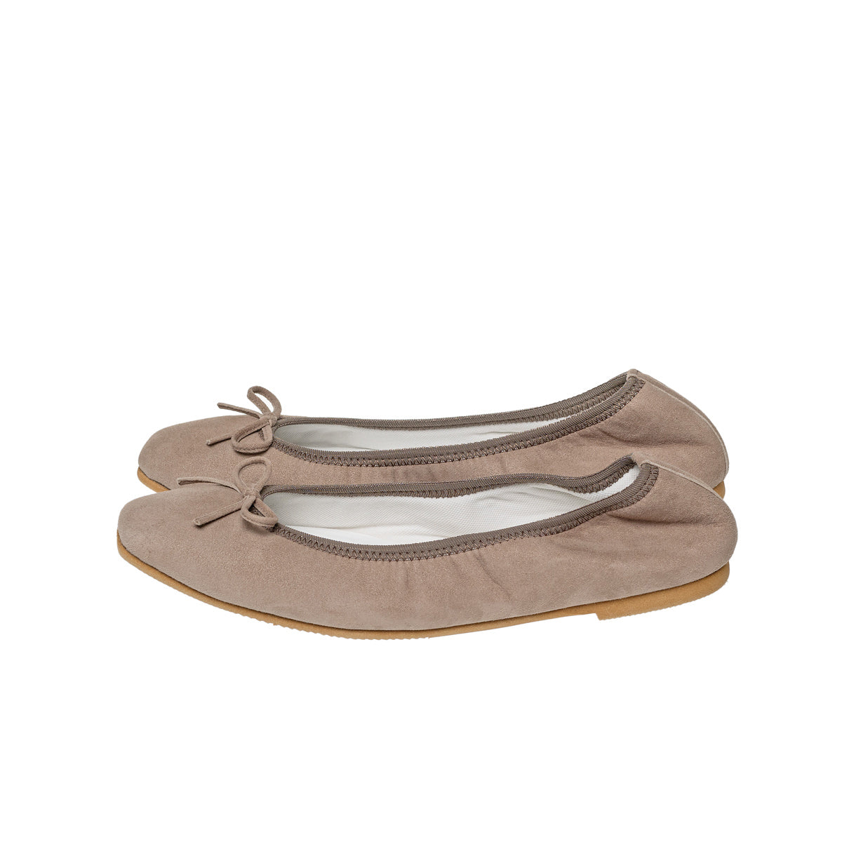 Giselle -Waterproof Suede Taupe ウォータープルーフスエード トープ kurun クルン kuruntokyo 入学式 卒業式 クルントウキョウ 疲れない 痛くない madeinjapan 日本製 本革 バレエシューズ フラットシューズ パンプス kurunTOKYO mdmバレエシューズwaterproof レインシューズ 小さいサイズ 大きいサイズ 26cm 21.5cm 26cm 25.5cm 25cm 22cm