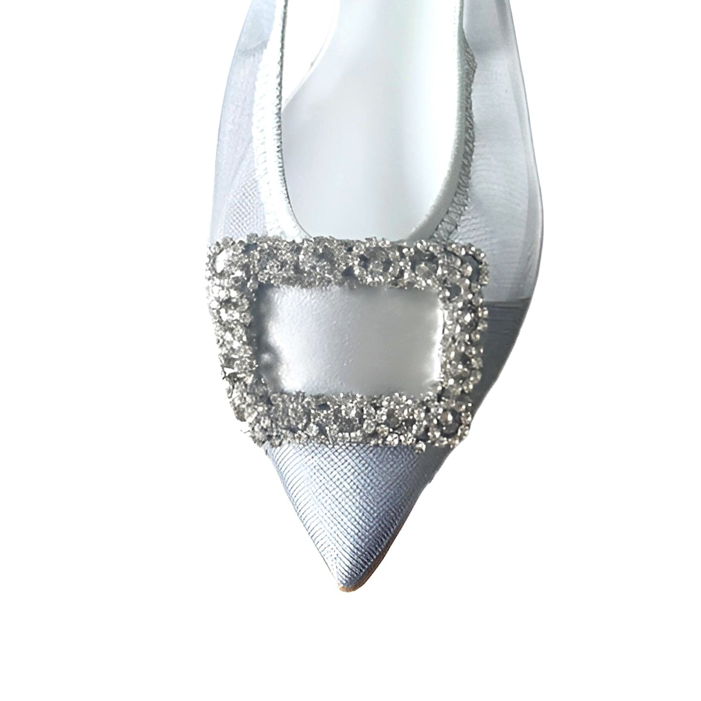 Mathilde -Tulle Cloth bijou Silver チュールクロス ビジュー シルバー kurun クルン kuruntokyo 入学式 卒業式 クルントウキョウ 疲れない 痛くない madeinjapan 日本製 本革 バレエシューズ フラットシューズ パンプス kurunTOKYO mdmバレエシューズwaterproof レインシューズ 小さいサイズ 大きいサイズ 26cm 21.5cm 26cm 25.5cm 25cm 22cm