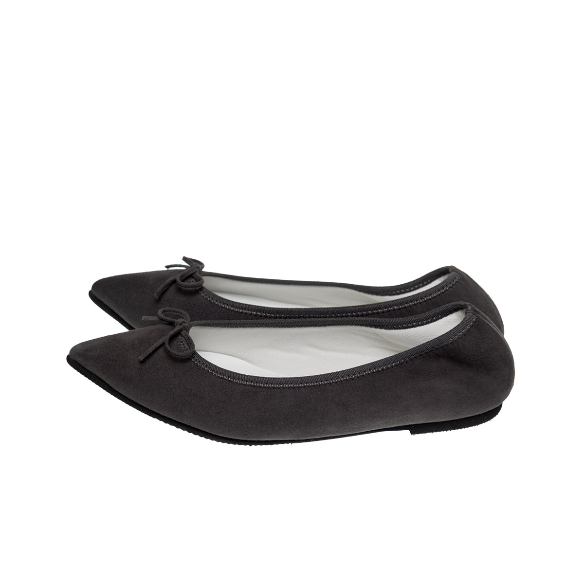 Mathilde -Waterproof Suede  Darkgray　ウォータープルーフ スエード ダークグレー kurun クルン kuruntokyo 入学式 卒業式 クルントウキョウ 疲れない 痛くない madeinjapan 日本製 本革 バレエシューズ フラットシューズ  パンプス kurunTOKYO mdmバレエシューズwaterproof レインシューズ 小さいサイズ 大きいサイズ 26cm 21.5cm 26cm 25.5cm 25cm 22cm