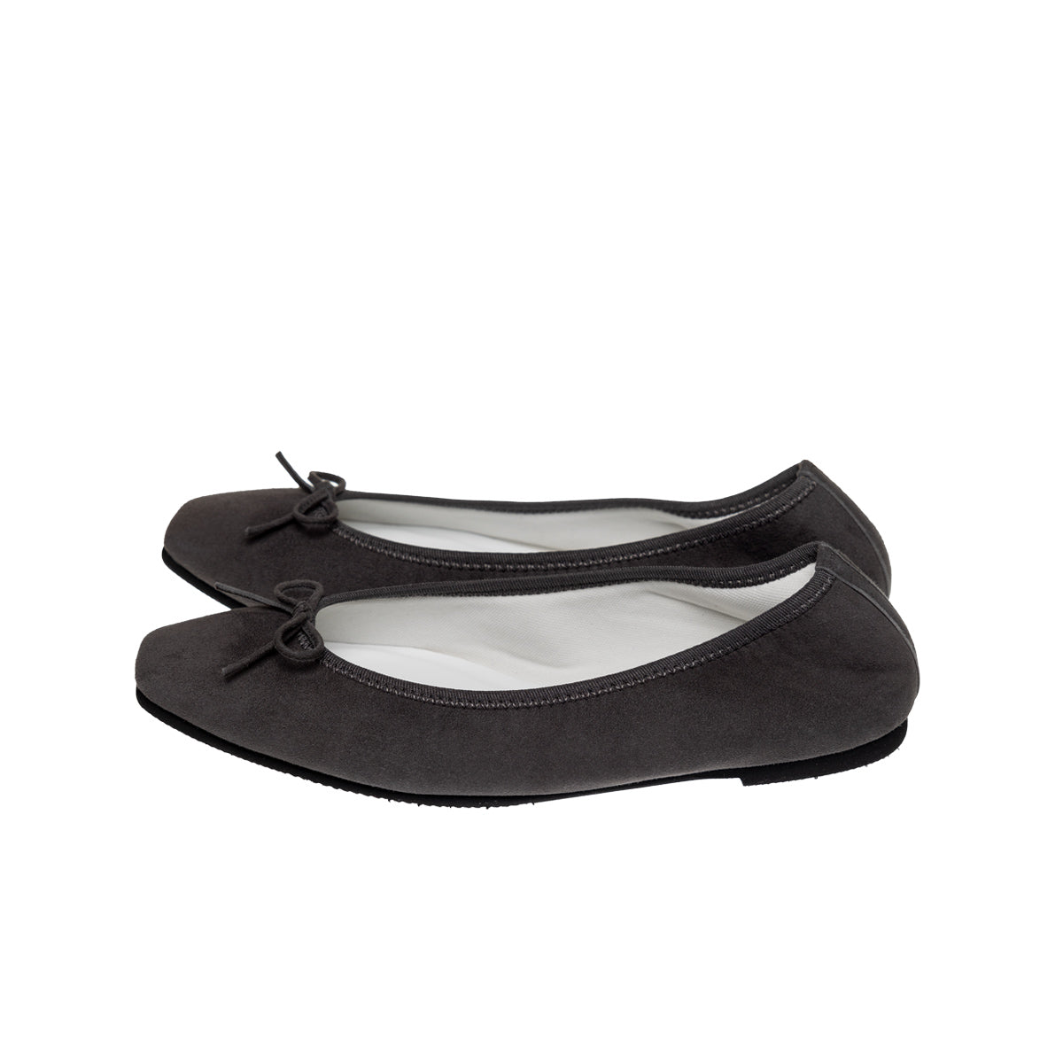 Giselle -Waterproof Suede  Darkgray　ウォータープルーフ スエード ダークグレー kurun クルン kuruntokyo 入学式 卒業式 クルントウキョウ 疲れない 痛くない madeinjapan 日本製 本革 バレエシューズ フラットシューズ  パンプス kurunTOKYO mdmバレエシューズwaterproof レインシューズ 小さいサイズ 大きいサイズ 26cm 21.5cm 26cm 25.5cm 25cm 22cm