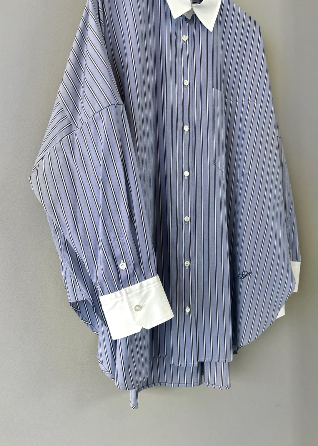 SACRA /SUPERIOR COTTON STRIPE SHIRTS 124515071