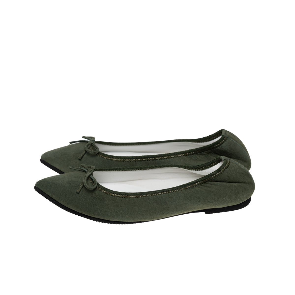 Mathilde -Waterproof Suede  Khaki　ウォータープルーフスエード カーキ kurun クルン kuruntokyo 入学式 卒業式 クルントウキョウ 疲れない 痛くない madeinjapan 日本製 本革 バレエシューズ フラットシューズ  パンプス kurunTOKYO mdmバレエシューズwaterproof レインシューズ 小さいサイズ 大きいサイズ 26cm 21.5cm 26cm 25.5cm 25cm 22cm