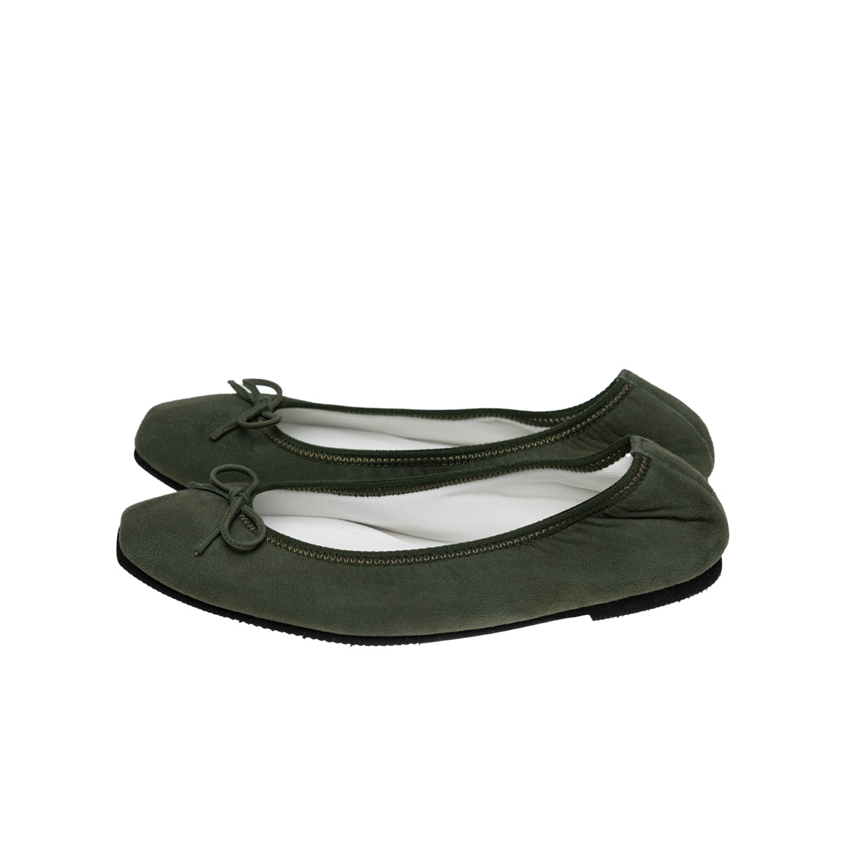 Giselle -Waterproof Suede  Khaki　ウォータープルーフスエード カーキ kurun クルン kuruntokyo 入学式 卒業式 クルントウキョウ 疲れない 痛くない madeinjapan 日本製 本革 バレエシューズ フラットシューズ  パンプス kurunTOKYO mdmバレエシューズwaterproof レインシューズ 小さいサイズ 大きいサイズ 26cm 21.5cm 26cm 25.5cm 25cm 22cm