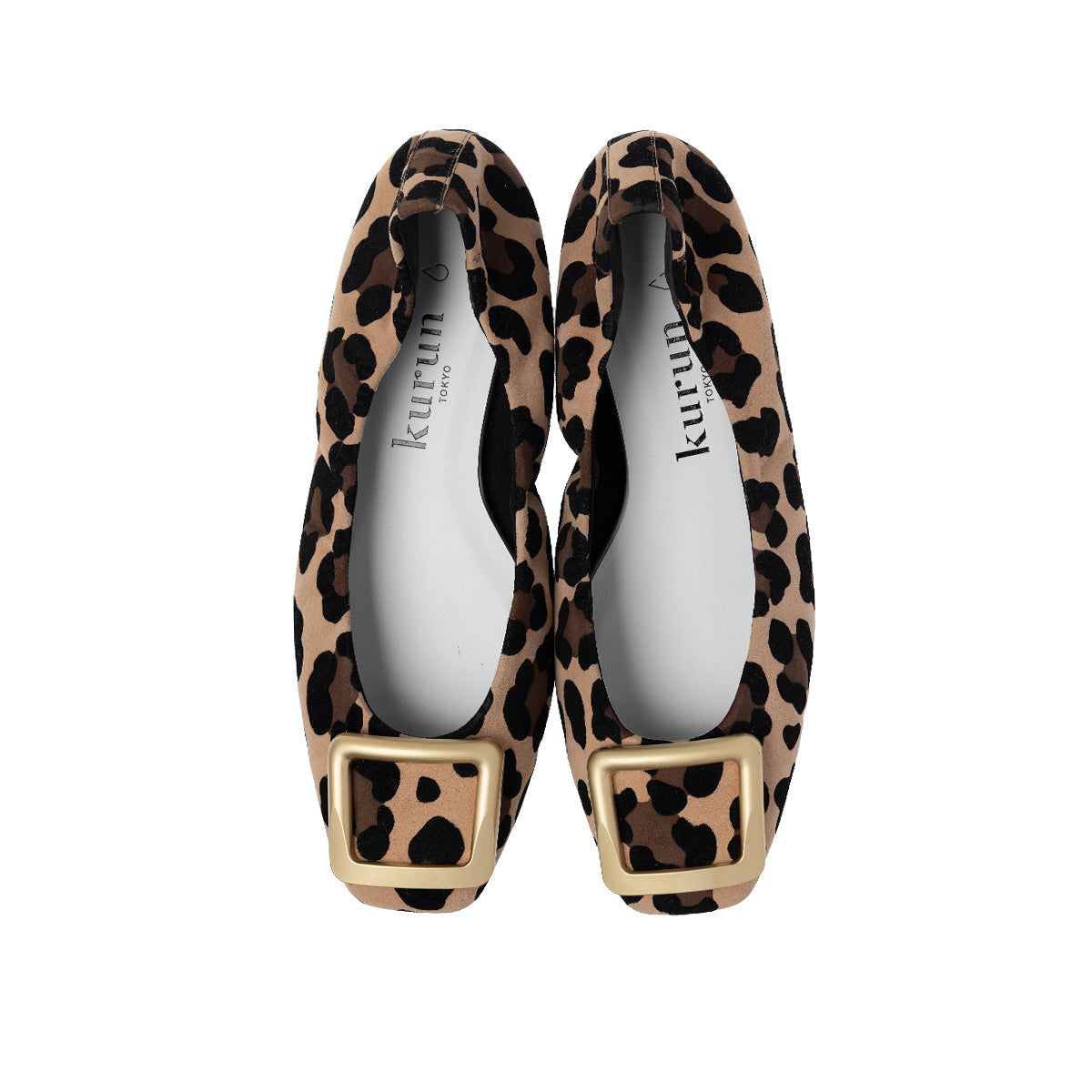 Flavie -Waterproof kid leopard Buckle beige ウォータープルーフ レオパードプリント バックルベージュ kurun クルン kuruntokyo 入学式 卒業式 クルントウキョウ 疲れない 痛くない madeinjapan 日本製 本革 バレエシューズ フラットシューズ パンプス kurunTOKYO mdmバレエシューズwaterproof レインシューズ 小さいサイズ 大きいサイズ 26cm 21.5cm 26cm 25.5cm 25cm 22cm
