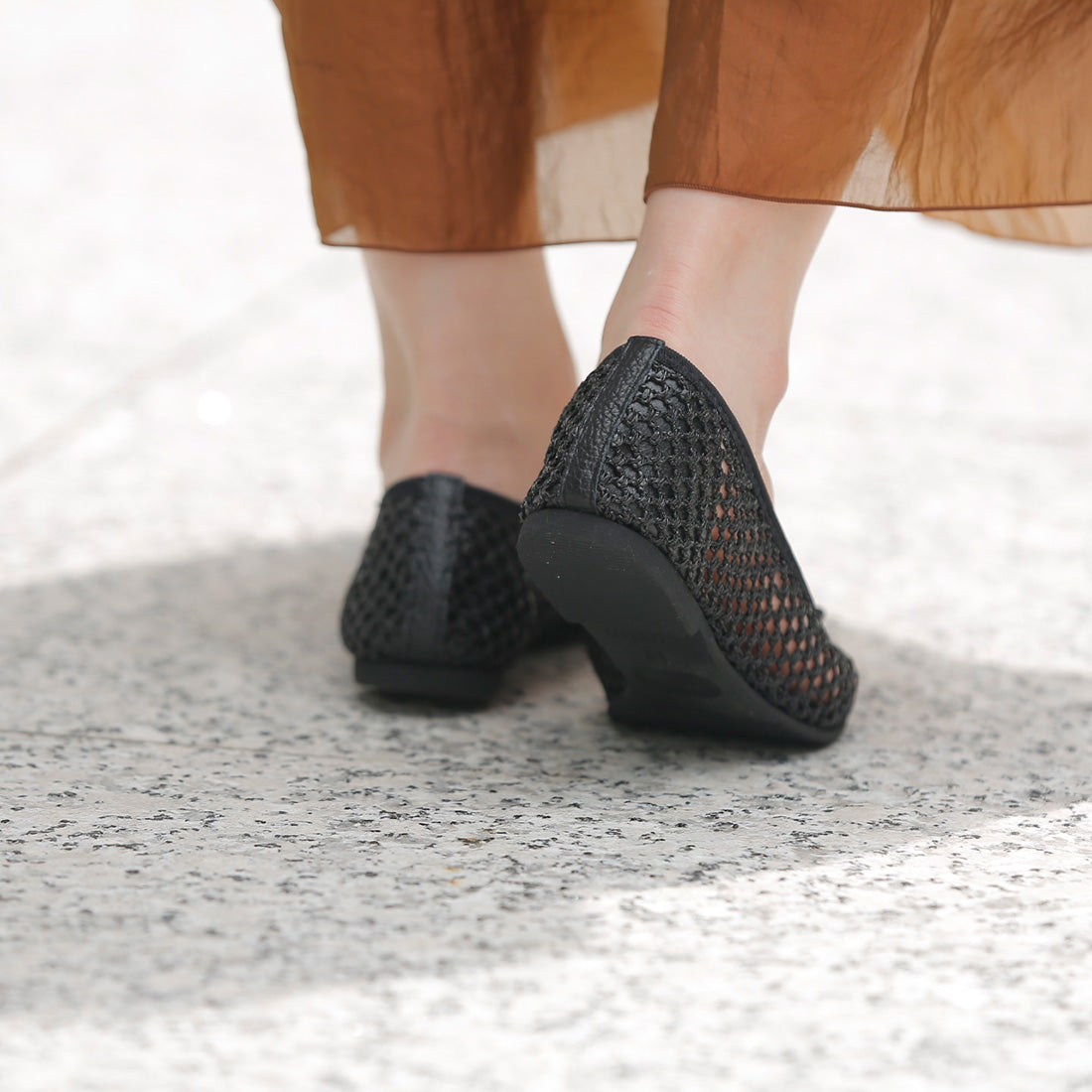 [7/8(wed)20:00～販売開始]Pauline -Mesh cloth Black メッシュクロス ブラック kurun クルン kuruntokyo 入学式 卒業式 クルントウキョウ 疲れない 痛くない madeinjapan 日本製 本革 バレエシューズ フラットシューズ パンプス kurunTOKYO mdmバレエシューズwaterproof レインシューズ 小さいサイズ 大きいサイズ 26cm 21.5cm 26cm 25.5cm 25cm 22cm