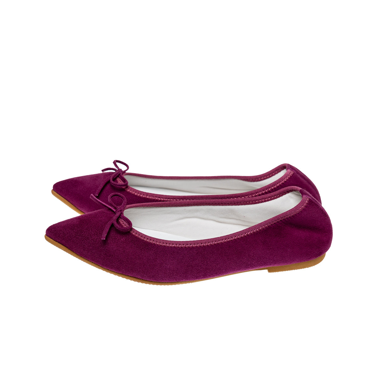 Mathilde -Waterproof Suede berrypink　ウォータープルーフ スエード ベリーピンク kurun クルン kuruntokyo 入学式 卒業式 クルントウキョウ 疲れない 痛くない madeinjapan 日本製 本革 バレエシューズ フラットシューズ  パンプス kurunTOKYO mdmバレエシューズwaterproof レインシューズ 小さいサイズ 大きいサイズ 26cm 21.5cm 26cm 25.5cm 25cm 22cm