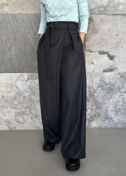 SACRA / CASHIMERE FLANO STRIPE PANTS