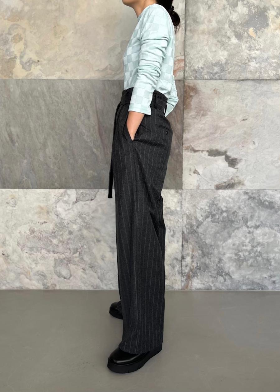 SACRA / CASHIMERE FLANO STRIPE PANTS