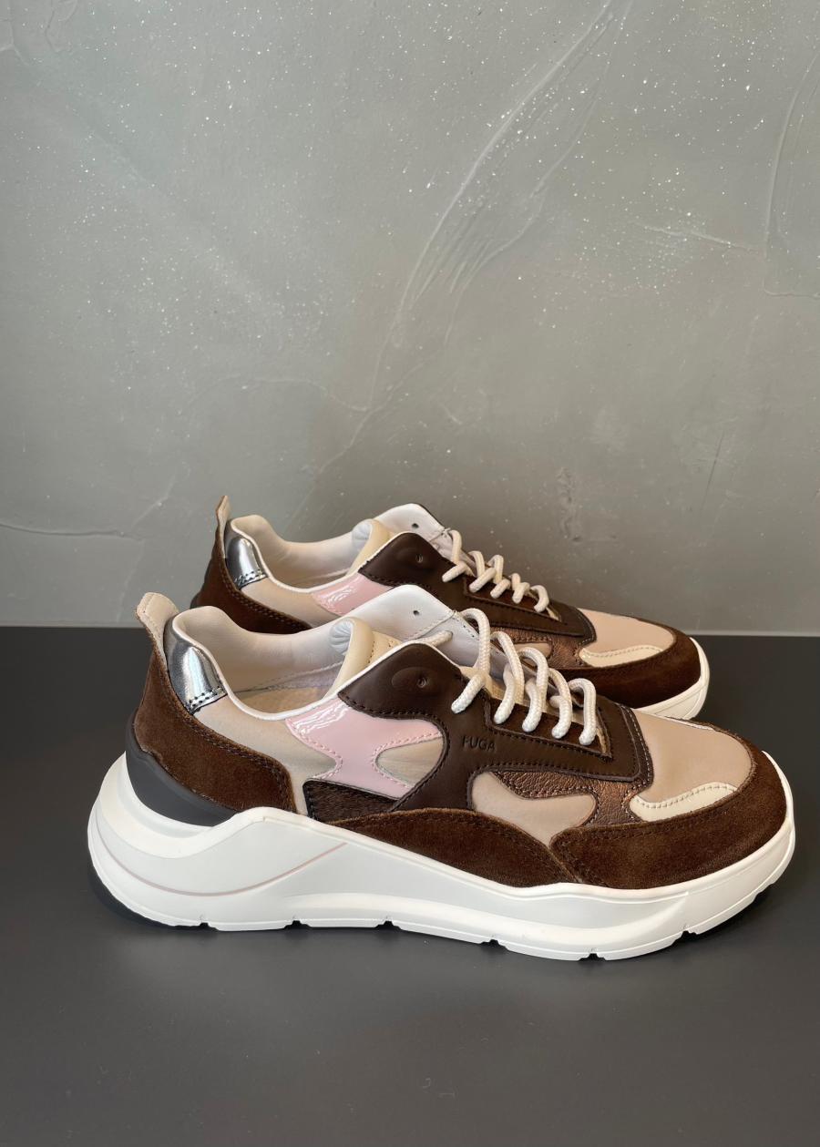 DATE / FUGA NYLON BEIGE-BROWN