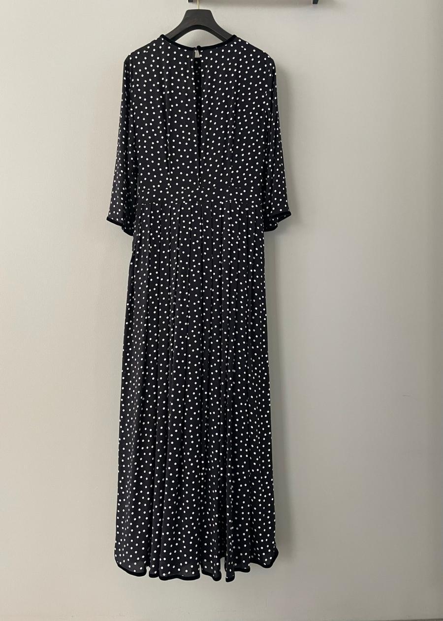 SINME / POLKA DOT MAXI DRESS