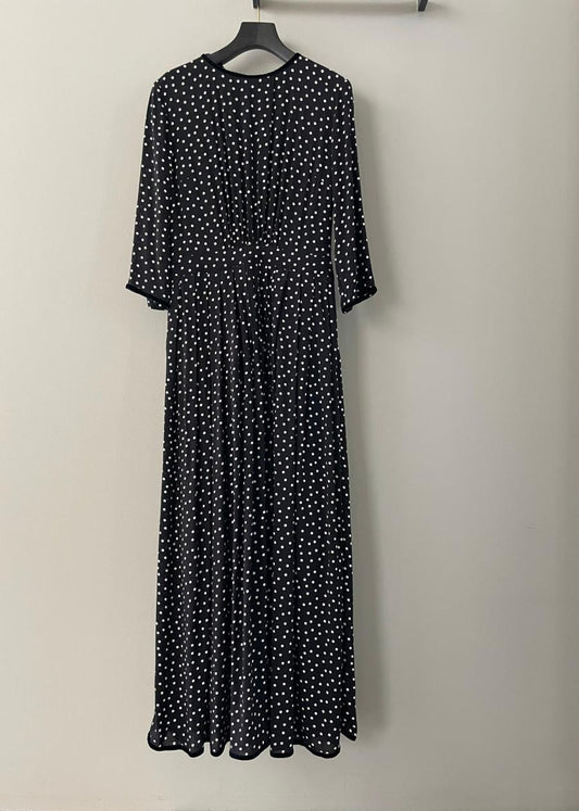 SINME / POLKA DOT MAXI DRESS