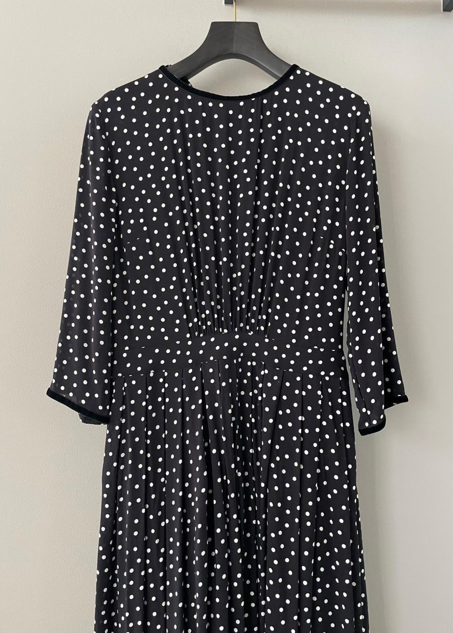 SINME / POLKA DOT MAXI DRESS