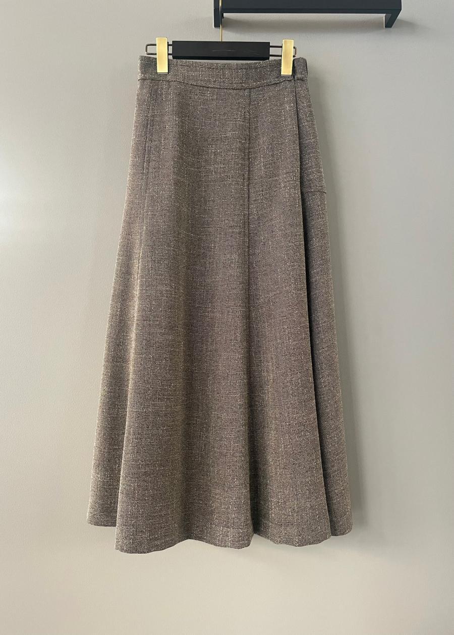 SINME / TWEED FLARE SKIRT