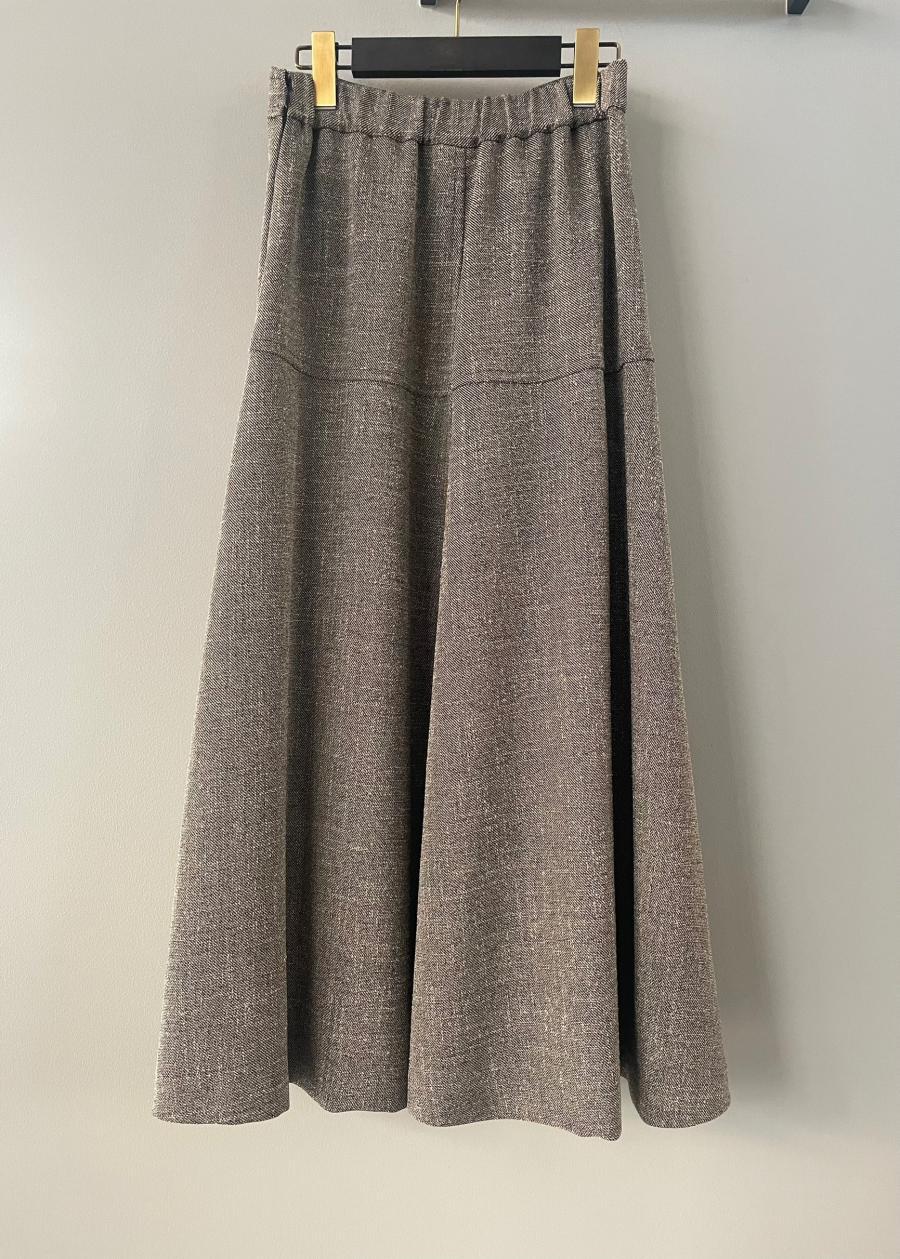 SINME / TWEED FLARE SKIRT