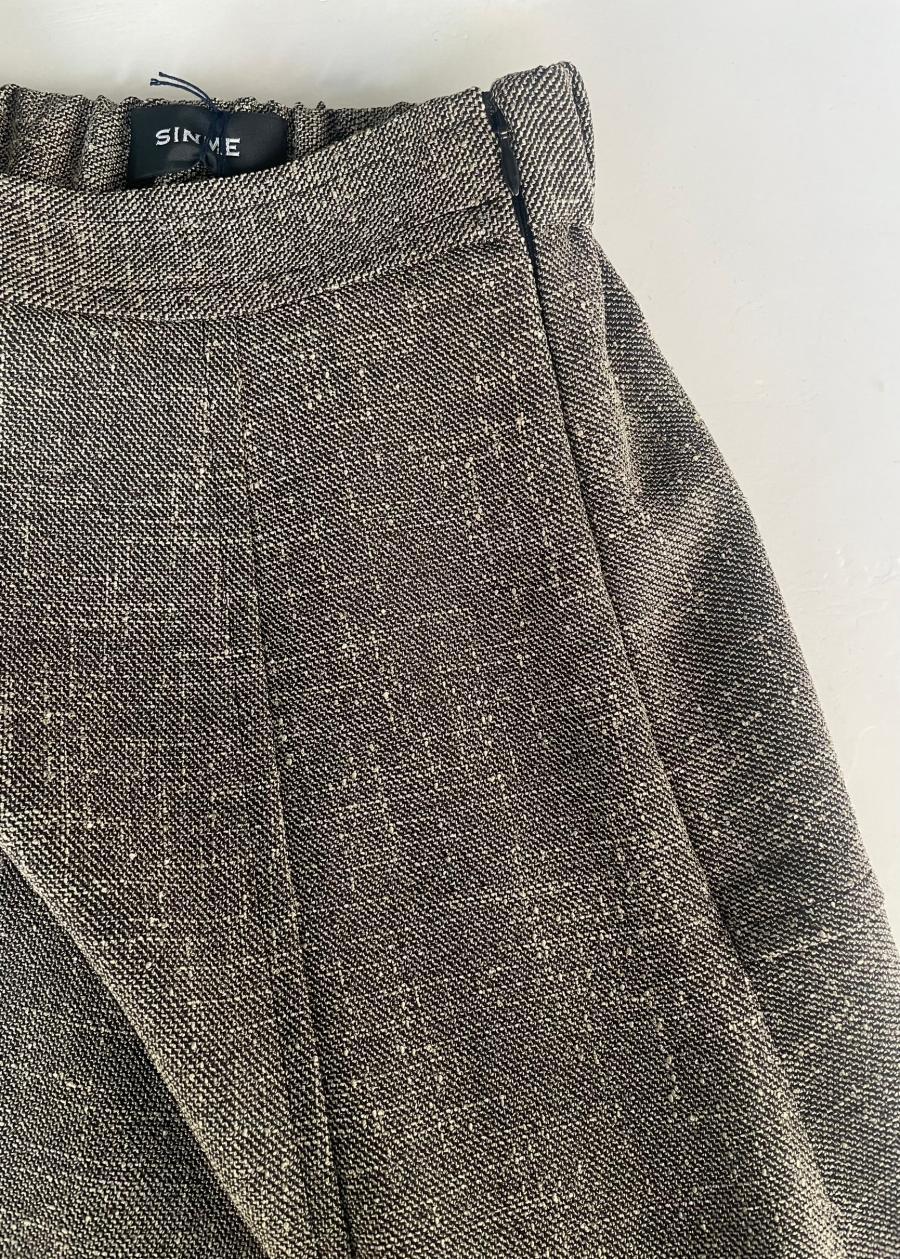 SINME / TWEED FLARE SKIRT