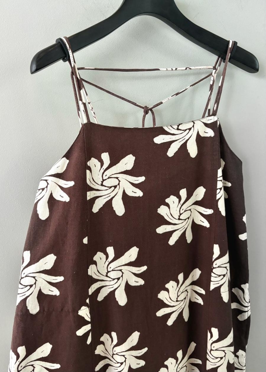 Sara mallika / SUNFLOWER PRINT CAMI DRESS