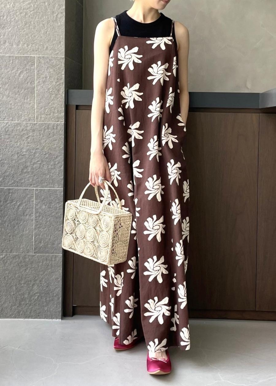 Sara mallika / SUNFLOWER PRINT CAMI DRESS