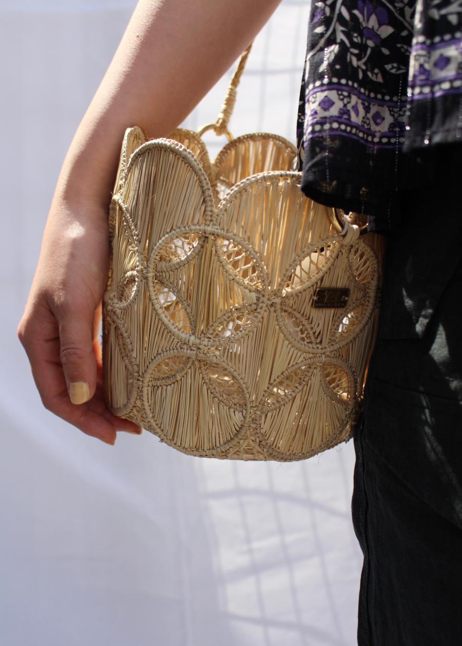 JARDIN DEL CIELO / SHOULDER BASKET BAG