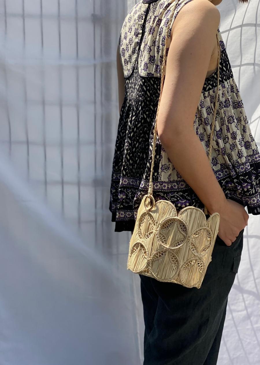 JARDIN DEL CIELO / SHOULDER BASKET BAG