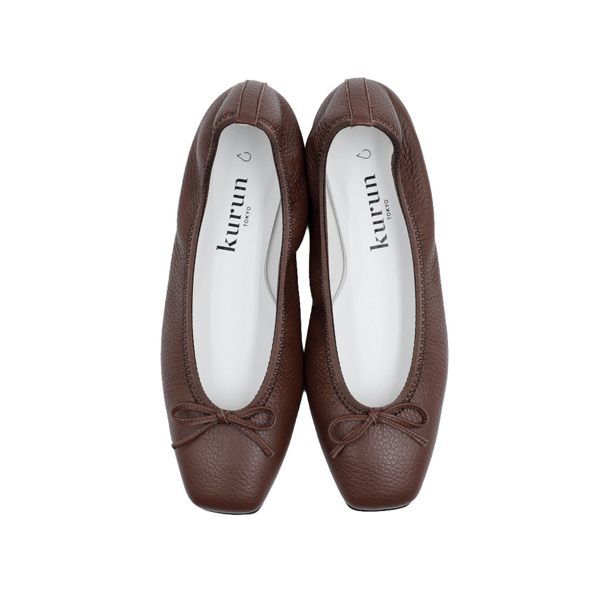 Giselle -Waterproof Soft Shrink Brown ウォータープルーフ ソフトシュリンク ブラウン kurun クルン kuruntokyo 入学式 卒業式 クルントウキョウ 疲れない 痛くない madeinjapan 日本製 本革 バレエシューズ フラットシューズ パンプス kurunTOKYO mdmバレエシューズwaterproof レインシューズ 小さいサイズ 大きいサイズ 26cm 21.5cm 26cm 25.5cm 25cm 22cm