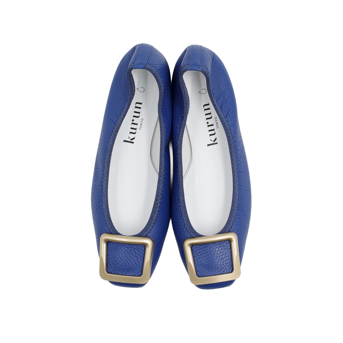 [9/16(wed)20:00～販売開始]Giselle -Waterproof Soft Shrink Buckle Royal blue ウォータープルーフ ソフトシュリンク バックル ロイヤルブルー kurun クルン kuruntokyo 入学式 卒業式 クルントウキョウ 疲れない 痛くない madeinjapan 日本製 本革 バレエシューズ フラットシューズ パンプス kurunTOKYO mdmバレエシューズwaterproof レインシューズ 小さいサイズ 大きいサイズ 26cm 21.5cm 26cm 25.5cm 25cm 22cm