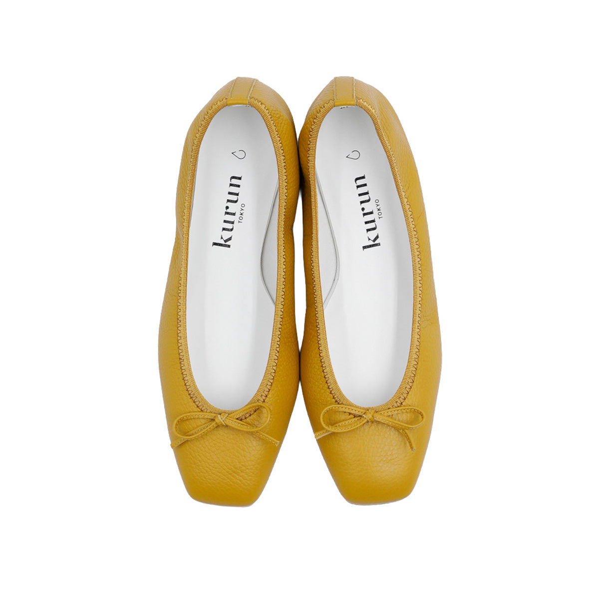 Giselle -Waterproof Soft Shrink Mustard ウォータープルーフ ソフトシュリンク マスタード kurun クルン kuruntokyo 入学式 卒業式 クルントウキョウ 疲れない 痛くない madeinjapan 日本製 本革 バレエシューズ フラットシューズ パンプス kurunTOKYO mdmバレエシューズwaterproof レインシューズ 小さいサイズ 大きいサイズ 26cm 21.5cm 26cm 25.5cm 25cm 22cm