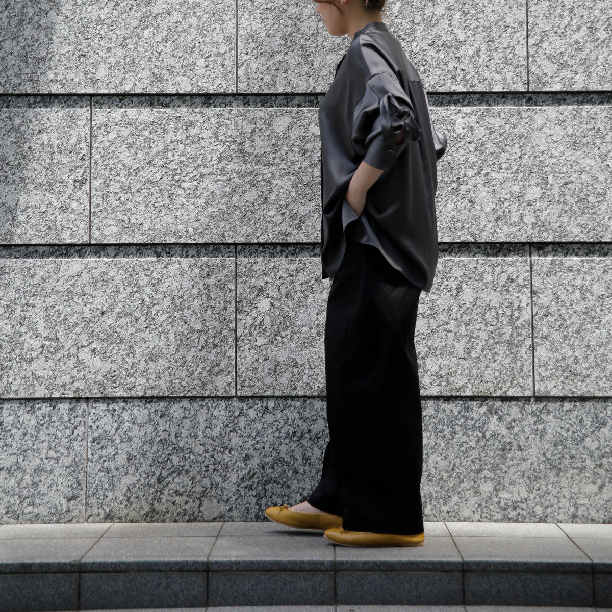 Giselle -Waterproof Soft Shrink Mustard ウォータープルーフ ソフトシュリンク マスタード kurun クルン kuruntokyo 入学式 卒業式 クルントウキョウ 疲れない 痛くない madeinjapan 日本製 本革 バレエシューズ フラットシューズ パンプス kurunTOKYO mdmバレエシューズwaterproof レインシューズ 小さいサイズ 大きいサイズ 26cm 21.5cm 26cm 25.5cm 25cm 22cm