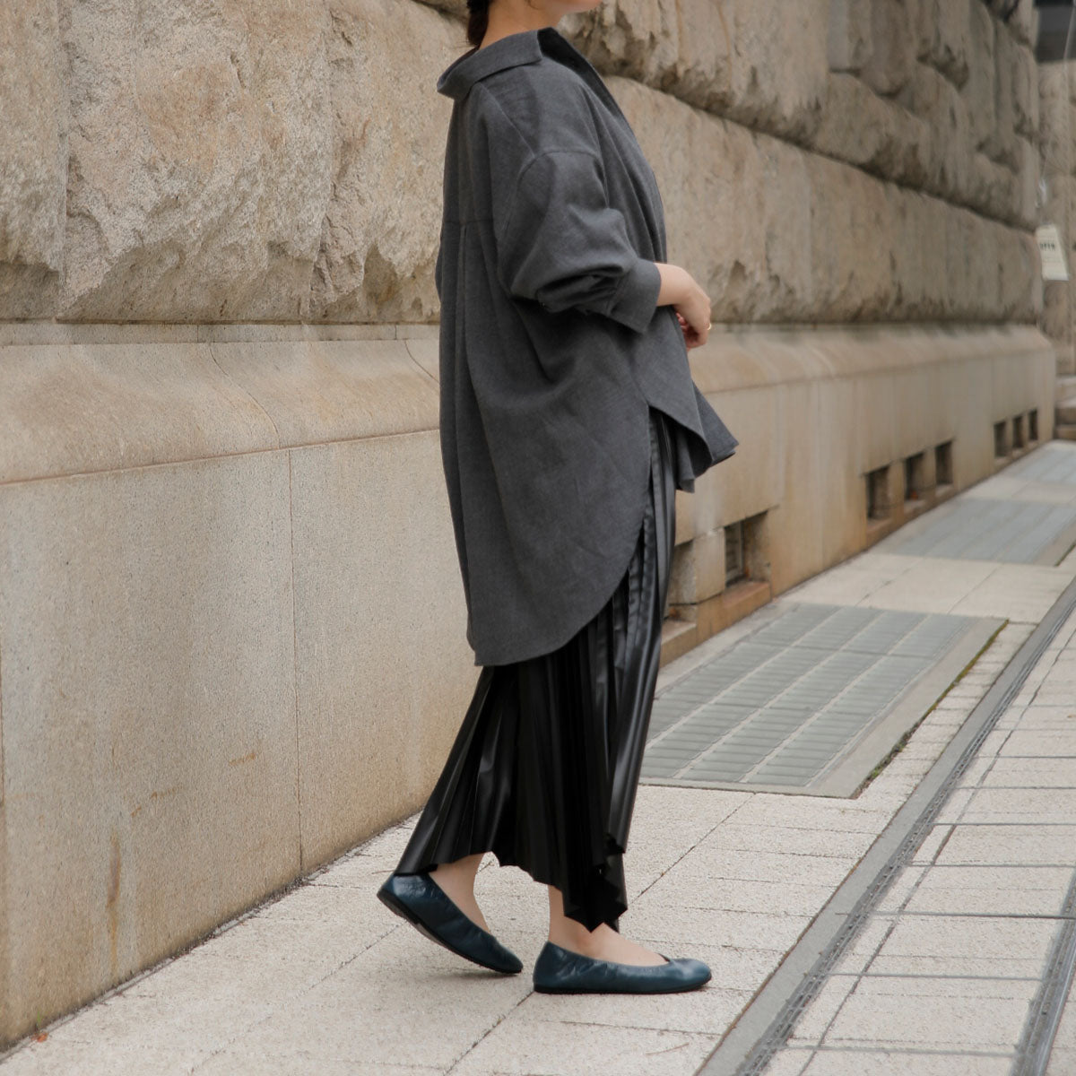 Zoe -Kip Leather Blue green キップレザー ブルーグリーン kurun クルン kuruntokyo 入学式 卒業式 クルントウキョウ 疲れない 痛くない madeinjapan 日本製 本革 バレエシューズ フラットシューズ パンプス kurunTOKYO mdmバレエシューズwaterproof レインシューズ 小さいサイズ 大きいサイズ 26cm 21.5cm 26cm 25.5cm 25cm 22cm