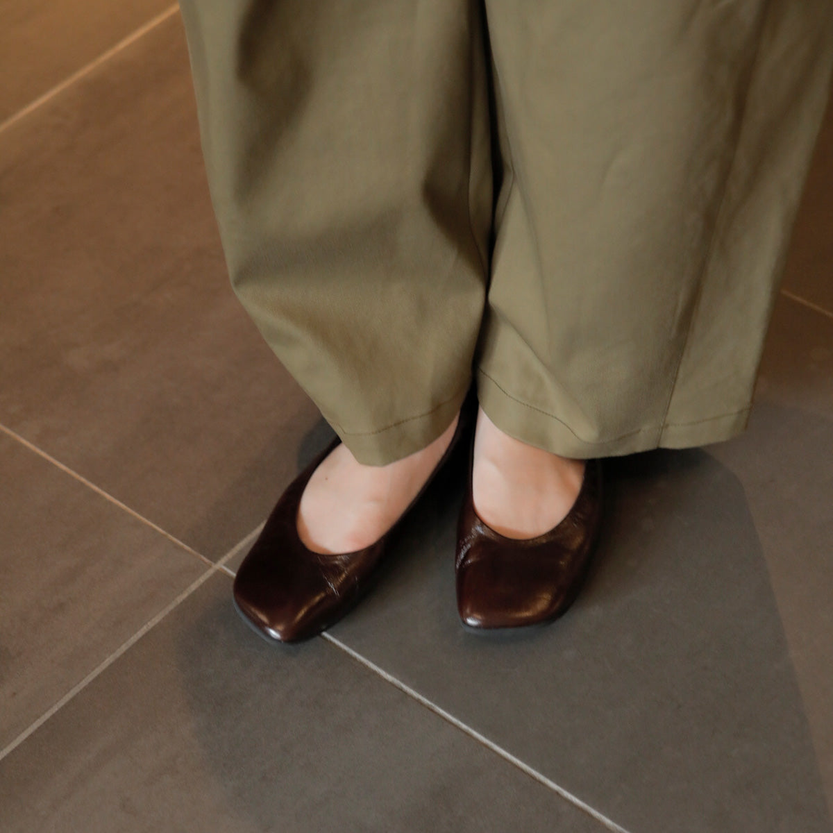 Zoe -Kip Leather Dark brown キップレザー ダークブラウン kurun クルン kuruntokyo 入学式 卒業式 クルントウキョウ 疲れない 痛くない madeinjapan 日本製 本革 バレエシューズ フラットシューズ パンプス kurunTOKYO mdmバレエシューズwaterproof レインシューズ 小さいサイズ 大きいサイズ 26cm 21.5cm 26cm 25.5cm 25cm 22cm