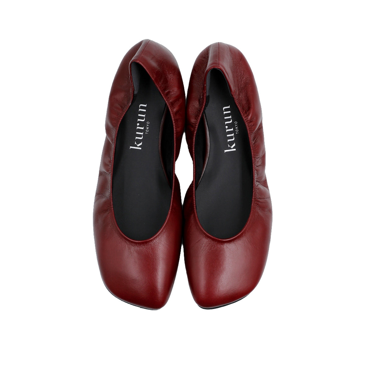 Zoe -Kip Leather Ruby red キップレザー ルビーレッド kurun クルン kuruntokyo 入学式 卒業式 クルントウキョウ 疲れない 痛くない madeinjapan 日本製 本革 バレエシューズ フラットシューズ パンプス kurunTOKYO mdmバレエシューズwaterproof レインシューズ 小さいサイズ 大きいサイズ 26cm 21.5cm 26cm 25.5cm 25cm 22cm